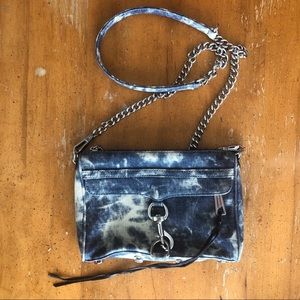 Rebecca Minkoff mini MAC tie dye denim